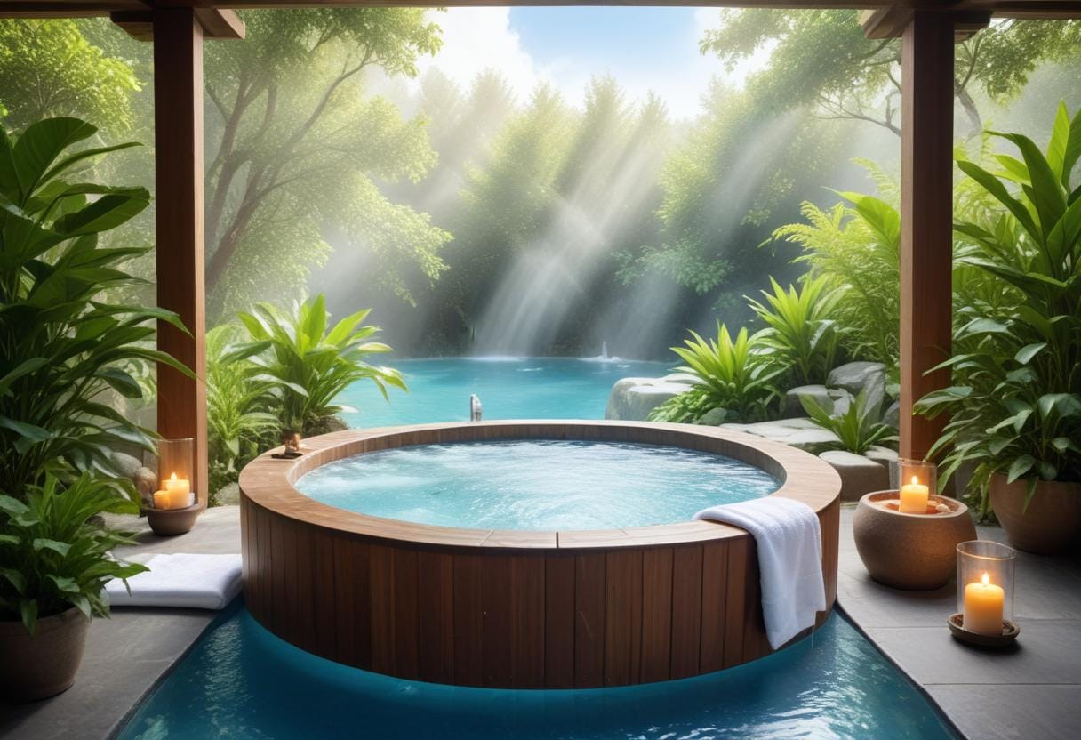 Så byter du vatten i spabad snabbt och enkelt illustration